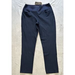 Puma Golf Pants Powershape Navy Blue Stretch UPF 50+